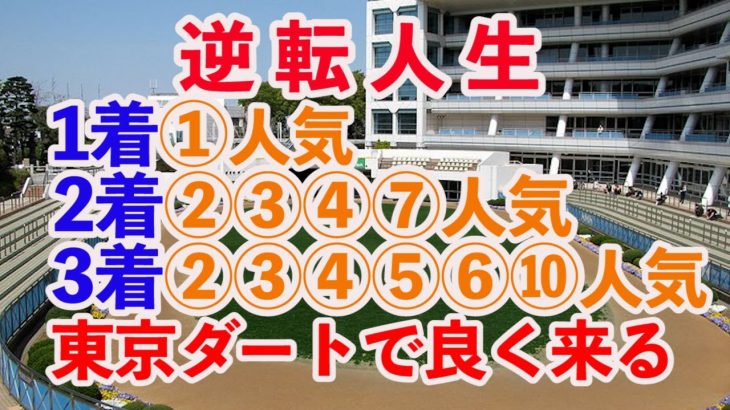 [手取り１５万男]2020年の東京競馬場で3連単を芝とダートに分けてデータに。芝は1着①人気2着②③④⑤3着②③④⑤⑥⑧人気がよく来る