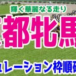2021 京都牝馬ステークス シミュレーション 枠順確定【競馬予想】