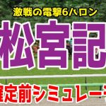 2021 高松宮記念 シミュレーション【競馬予想】枠順確定前