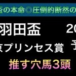 【競馬予想】　東京プリンセス賞　羽田盃　2021 予想