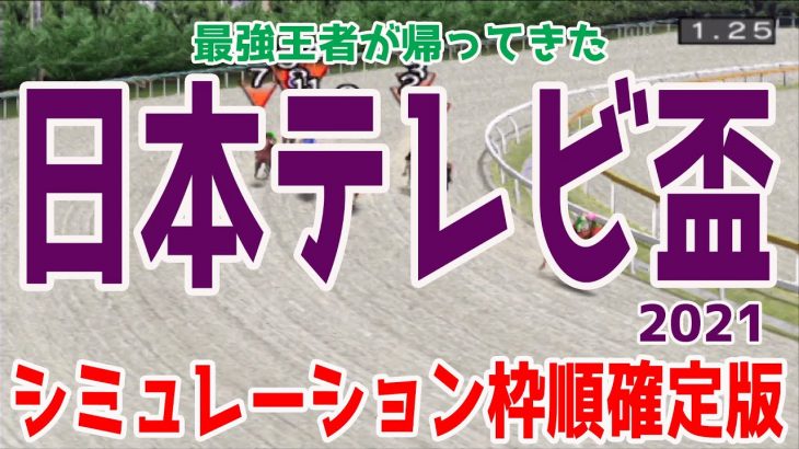 日本テレビ盃2021 枠順確定後シミュレーション【競馬予想】地方競馬