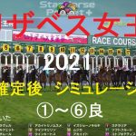 【競馬予想2021】エリザベス女王杯（GⅠ）阪神芝2200mシミュレーション枠順確定後6パターン（①～⑥良）【スタポケ】20211113