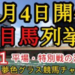【注目馬列挙】2021年12月4日JRA平場特別戦！中京に穴馬を揃えたラインナップ！