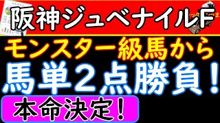 阪神ジュベナイルフィリーズ2021年の競馬予想！馬単2点で勝負です！