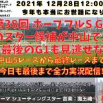 第38回 ホープフルS G1 他 中山5レースから最終まで 競馬実況ライブ!