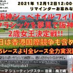 第73回 阪神ジュベナイルフィリーズ G1 香港国際競争 も含め中山5レースから全場 競馬実況ライブ!