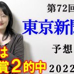 【競馬】東京新聞杯 2022 予想(土曜メインの予想はブログで！)