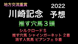 【競馬予想】 地方交流重賞 川崎記念 2022 予想