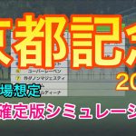 【競馬】京都記念2022 枠順確定版シミュレーション