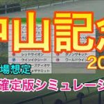 【競馬】中山記念2022 枠順確定版シミュレーション