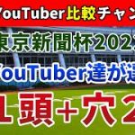 東京新聞杯2022 競馬YouTuber達が選んだ【軸1頭＋穴2頭】