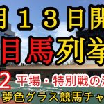 【注目馬列挙・平場予想】2022年3月13日JRA平場特別戦！厩舎の特徴も非常に大事な中山ダート戦！