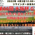 第66回 大阪杯 G1  他中山5レースから最終レースまで  競馬実況ライブ!